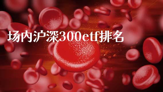 场内沪深300etf排名_https://www.qdlswl.com_股指_第1张