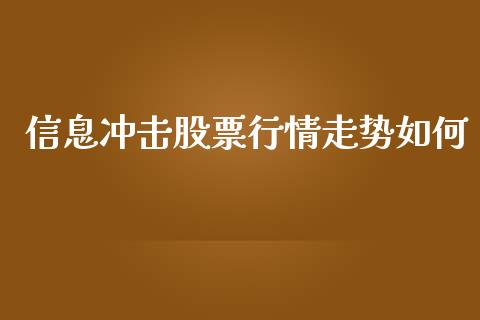 信息冲击股票行情走势如何_https://www.qdlswl.com_外盘_第1张